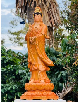 Tượng Phật Quan Âm Bồ Tát đứng , kích thước : 120cm