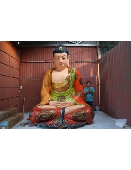 Tượng Phật Bổn Sư Thích Ca - 5m - Chất liệu : composite - Dát vàng cao cấp