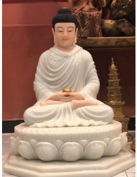 Tượng Phật Bổn Sư Thích Ca - 1m - Chất liệu : composite 
