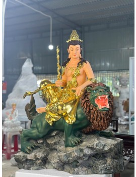 Tượng Phật thích ca, Bồ Tát Văn Thù , Bồ Tát Phổ Hiền - chế tác bằng vật liệu : Chất Liệu : composit