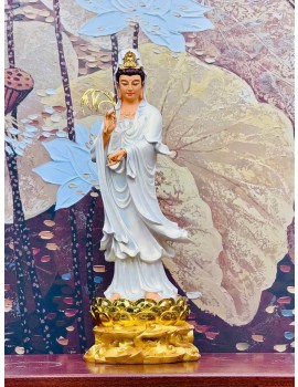 Tượng Phật Quan Âm Bồ Tát đứng , kích thước : 50cm