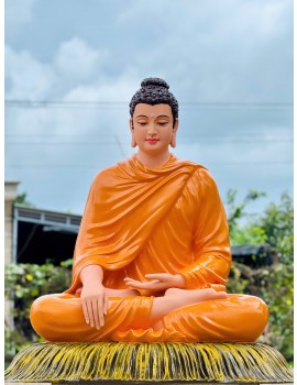 Tượng Phật Thích Ca | Ấn Tay : Xúc Địa , kích thước : 80cm