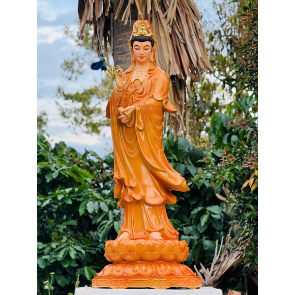 Tượng Phật Quan Âm Bồ Tát đứng , kích thước : 120cm