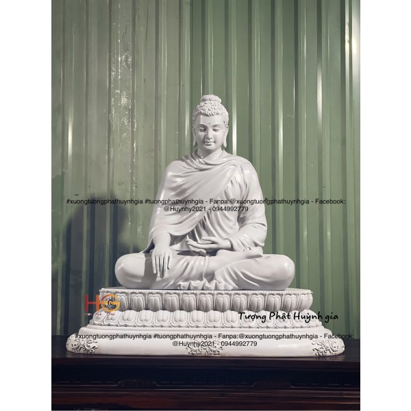 Tượng Phật Thích Ca | Ấn Tay : Địa Xúc 120cm vật liệu : Theo yêu cầu - Độc Quyền Sáng Tác