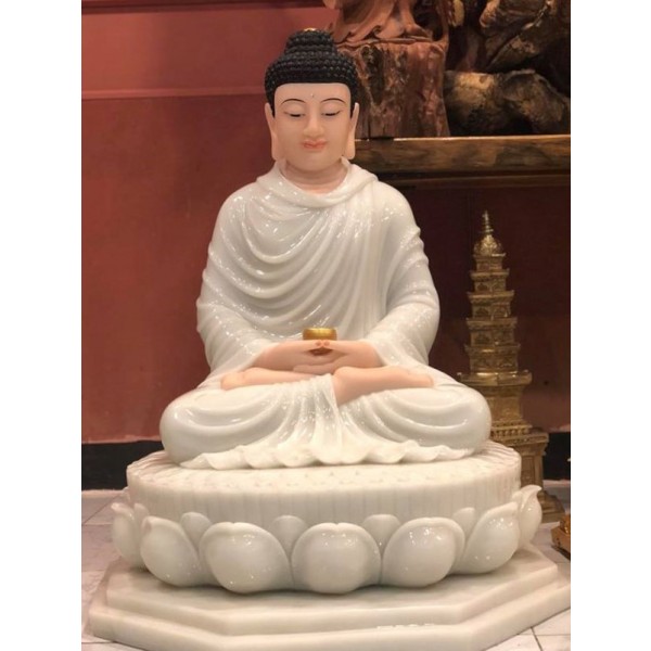 Tượng Phật Bổn Sư Thích Ca - 1m - Chất liệu : composite 