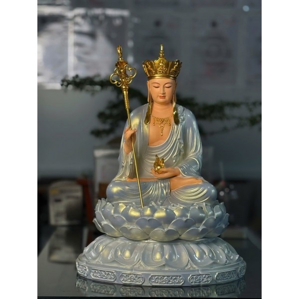 Tượng Địa Tạng vương bồ tát  - 30cm - 50cm -70cm -1m -1,5m ...Chất Liệu : composite - Đồng - Gỗ