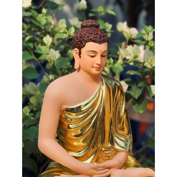 Tượng Phật Bổn Sư Thích Ca Nam Tông Thiền Định ! Size : 55cm